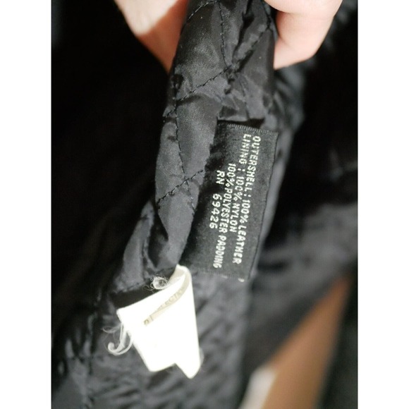 Wilsons Leather M. Julian Mens Jacket Size XLT Black Quilted Interior - Picture 11 of 12